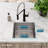 Crosstown 19" L x 19" W Undermount Kitchen Sink