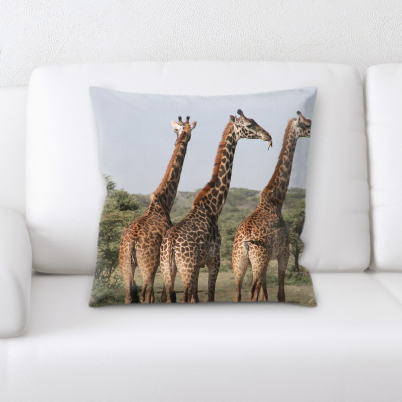 Microsuede Throw Pillow