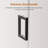 56-60" W * 74" H Frameless Single Sliding Shower Doors, Bathroom Sliding Shower Door, 5/16" (8mm) Thick Sgcc Tempered Glass Door, Matte Black-120291715