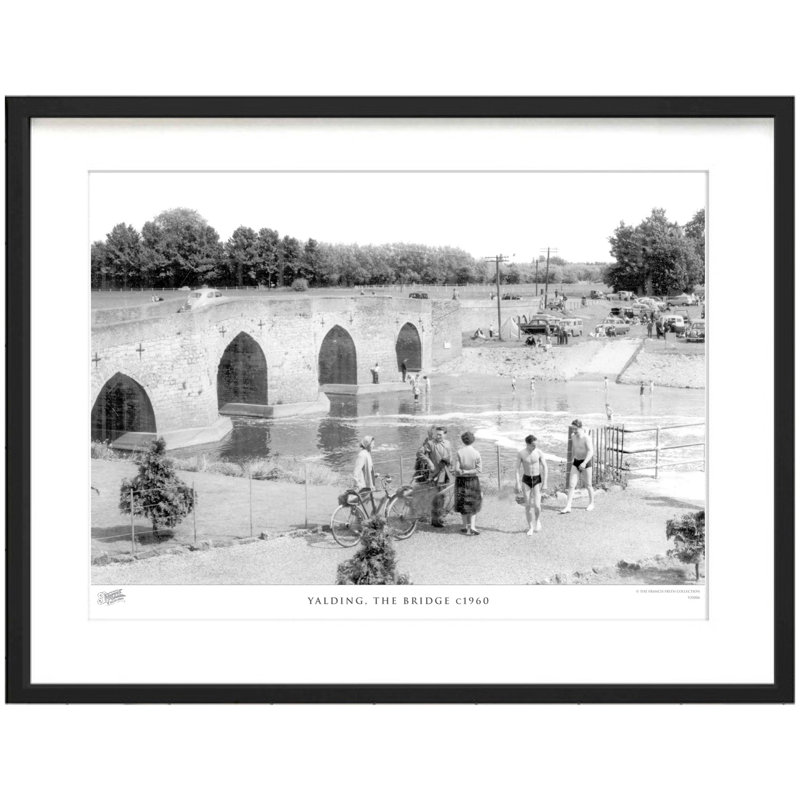 Yalding, The Bridge C1960 by Francis Frith - Single Picture Frame Print, 40cm H x 50cm W x 2.3cm D