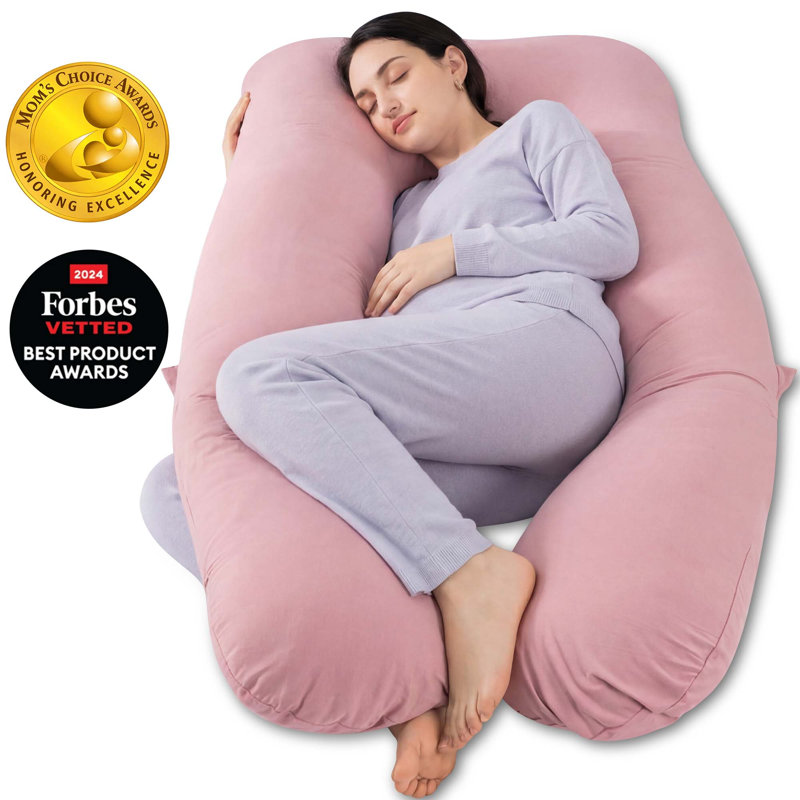  Oreiller pour la grossesse Queen Rose, Rose