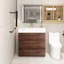 Ensemble de meuble-lavabo simple 35,8 po avec surface solide Rahoul-1258747711-1258747710
