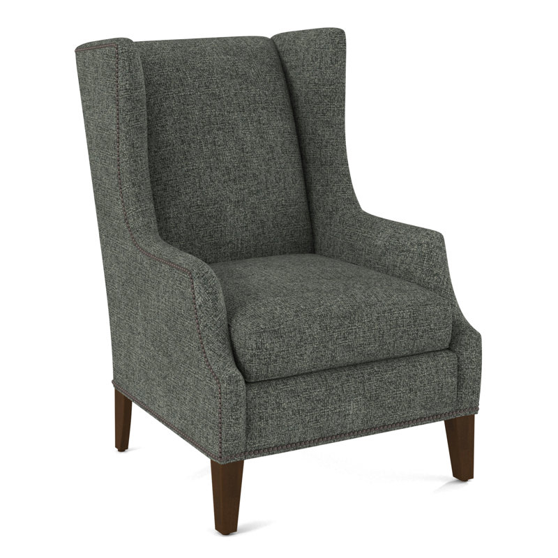 Wingback Chair, Applause Choco Suisse, Pecan