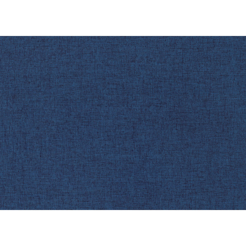 1Pc Daybed With Trundle Fabric Upholstery Wooden Frame Modern Home Furniture, Blue