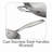 Tramontina Gourmet Tri-Ply Clad 12" Frying Pan with Helper Handle