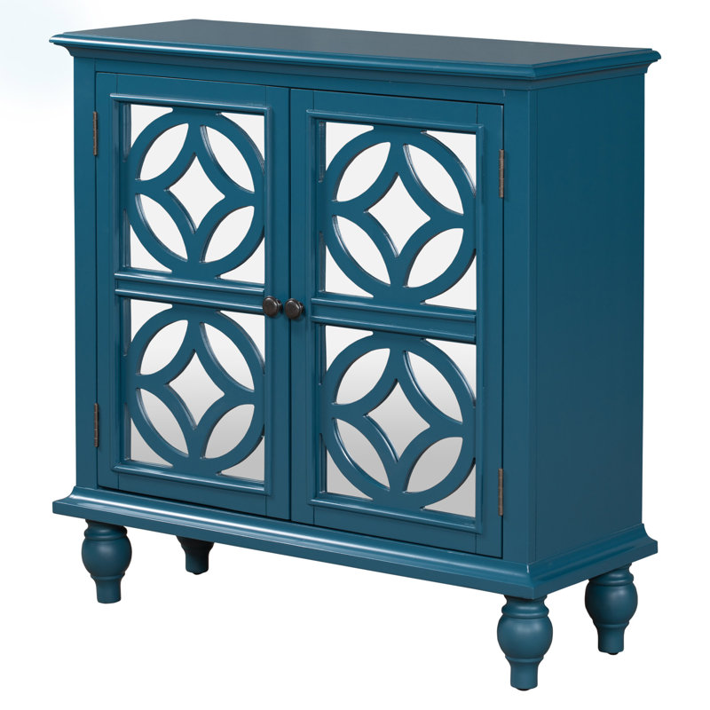 Buffet de 33,4 po de largeur Denville, Bleu