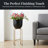 Mitzi Metal Pot Planter with Navy Blue Enamel and Gold Frame – Indoor Plant Pot Christmas Decor-700321092-700321093