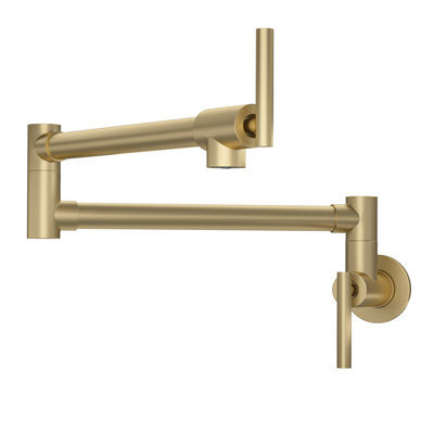 Mocoloo Wall Mount Swing Arm Folding Pot Filler Kitchen Faucet