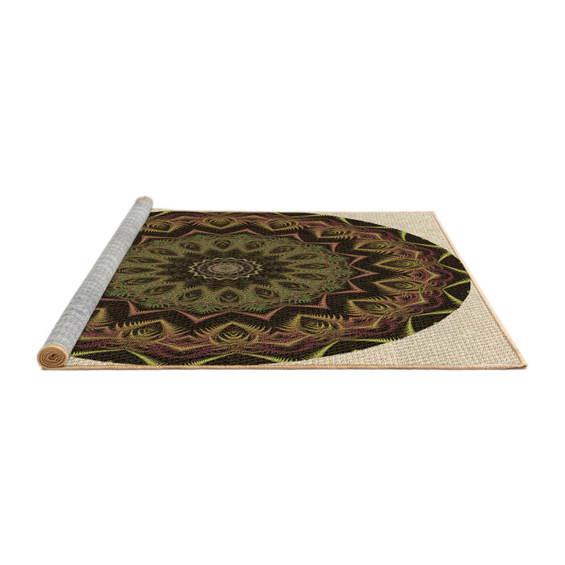 Washable Indoor Rug, Round 7'