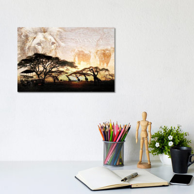 GraphINC 1 Piece Wrapped Canvas Wall Art