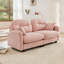Canapé modulaire en tissu chenille avec causeuse-182996219-182996223-192040579