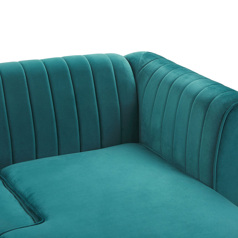 Isabel 3 Seater Sofa & Chaise, Green, Left Hand