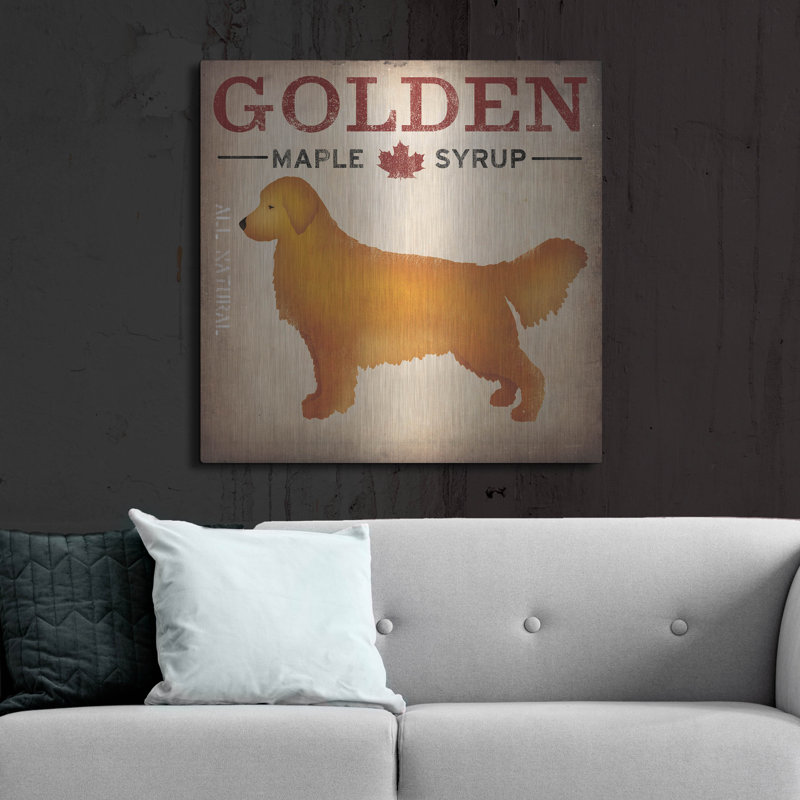 «Golden Dog At Show No VT» par Ryan Fowler, H 36 po x l 36 po
