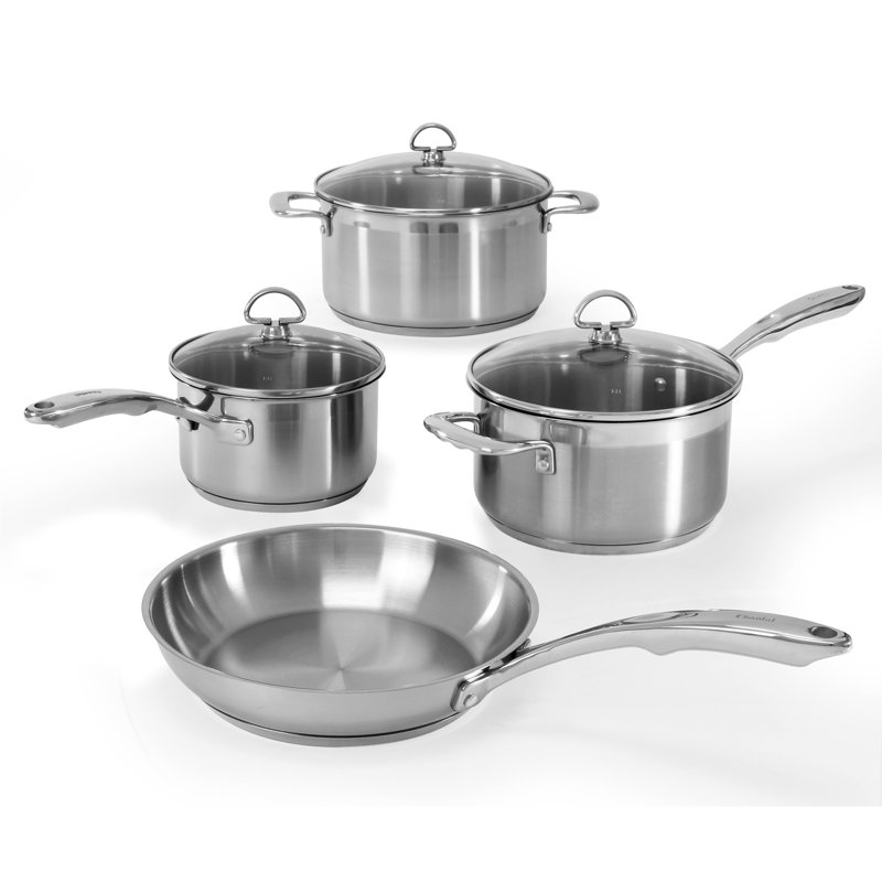 Batterie de cuisine 7 pièces Induction 21 Steel®