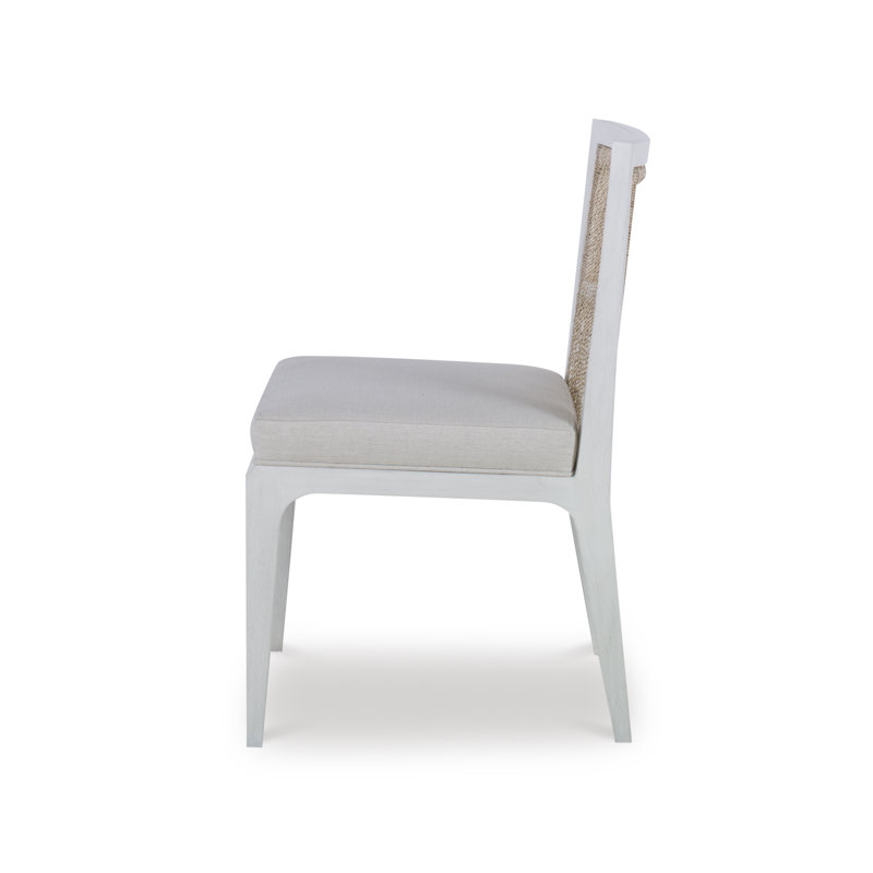 Curate Solid Wood Dining Chair, Off-White
