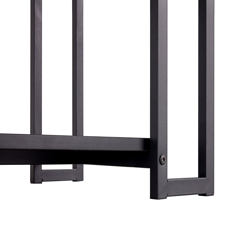 Bruneta Single Coffee Table, Marble Black, Black