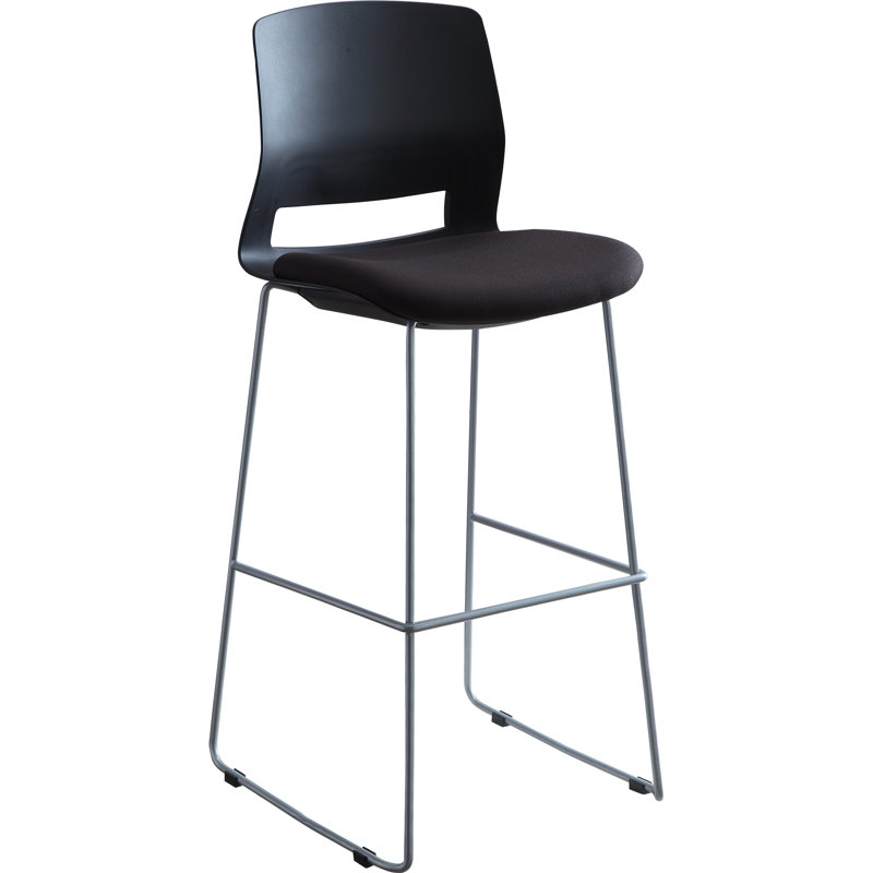 Tabouret 31,5 ", Noir, Noir