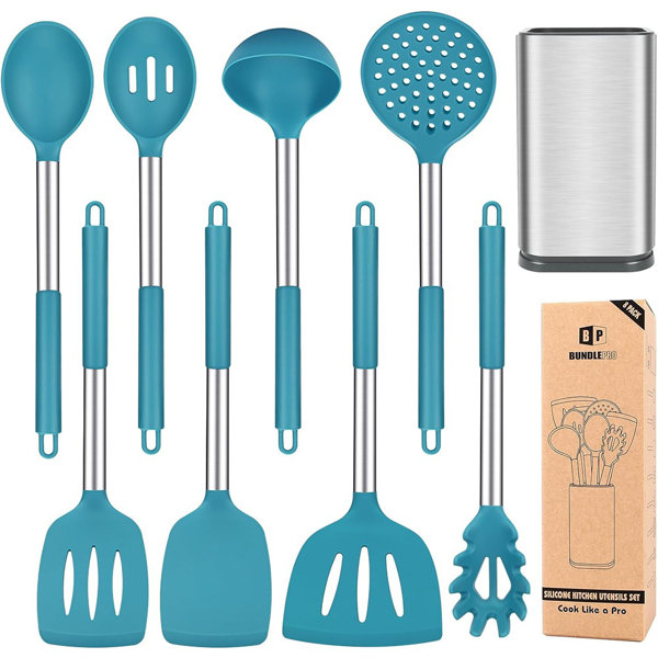 BUNDLEPRO 8 Piece Cooking Utensil Set | Wayfair