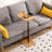 Ceilia C-shaped Oval End Tables with Slots