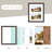 Wood Collage Picture Frame Displaying 4x6 Photos-512260331