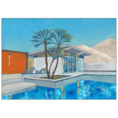 Palm Springs Estate 2 par Christopher Kennedy - peinture sur toile