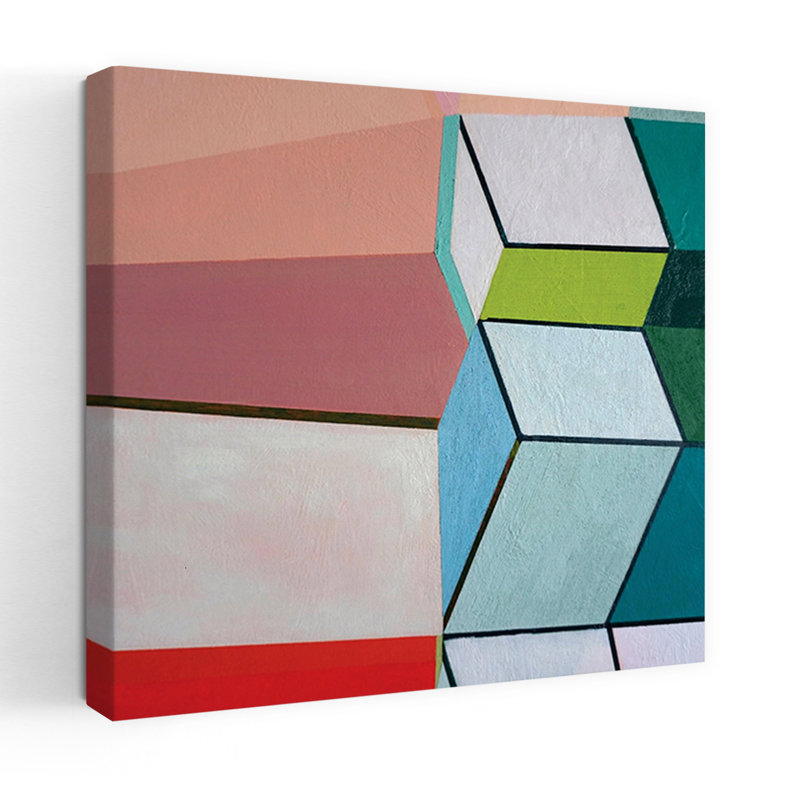 Angles No. 2 Abstract Modern Art, 32" H x 32" W