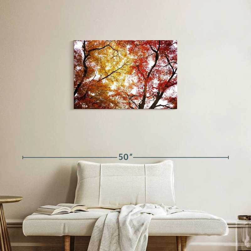 Harnek, feuilles d'automne ensoleillées, H 20 po x l 30 po