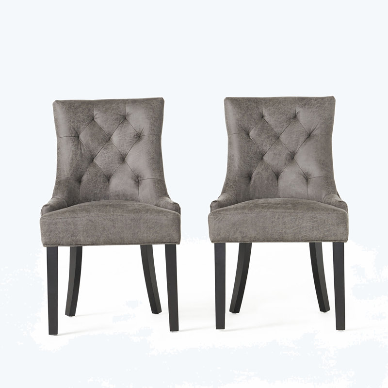 Dining Chairs, Slate Microfiber