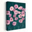Art floral contemporain, coquelicots roses doux-1518999748
