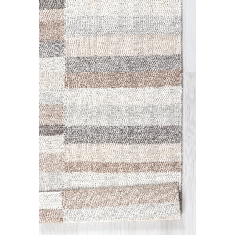 Brooklyn Wool Hand Woven Area Rug, Rectangle 140 x 200cm