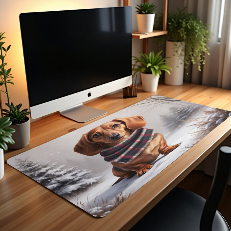 Polyester Desk Pad, 31.5x15.5