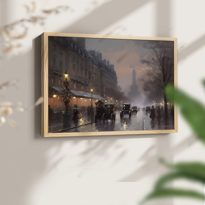 «Chirstmas Art» - CECL XXVII - Reproduction encadrée - Restickable, H 8 po x l 10 po, Naturel