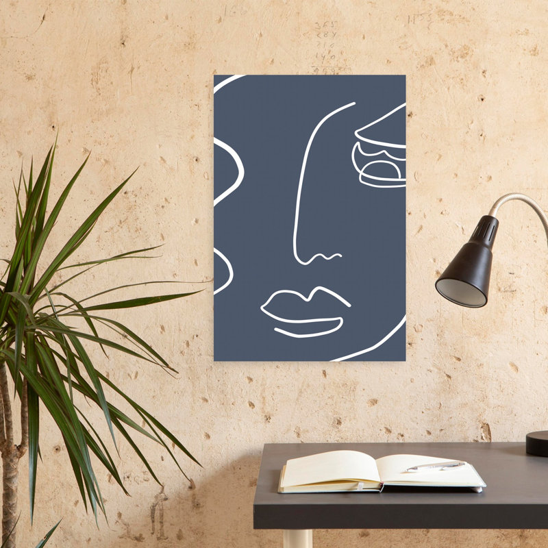 Moments 3, art abstrait minimaliste, H 24 po x l 16 po