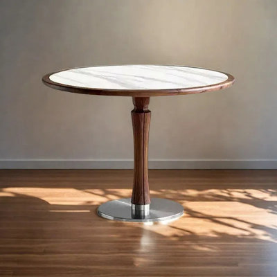 Small apartment simple round dining table