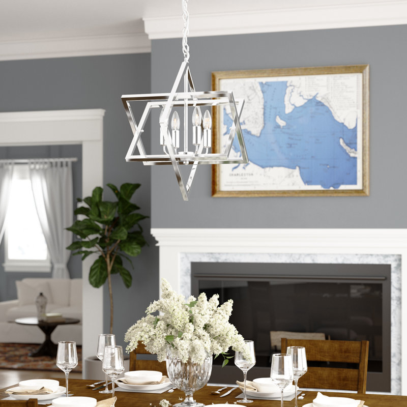 Rosson 4 - Light Dimmable Geometric Chandelier