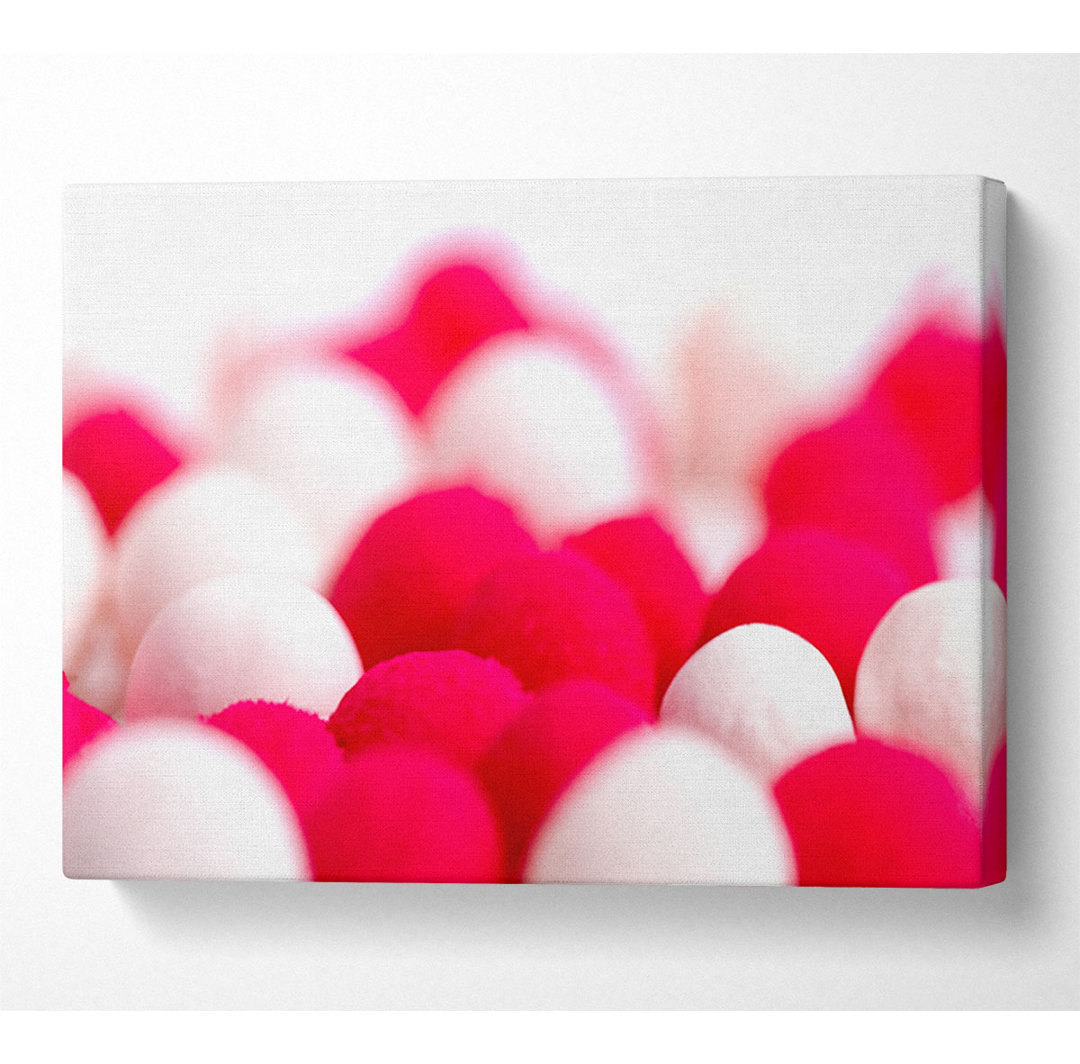 Pink And White Sweet - Kunstdrucke auf Leinwand