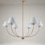 Lustre classique 6 lumières à intensité variable-211427518
