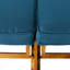 Chaise longue rembourrée en bois