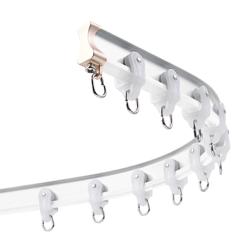 Tringle / tringle à rideaux flexible en aluminium Raio