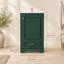 Meuble-lavabo de 51 cm (20,1 pouces) avec lavabo en céramique, tiroir, meuble-lavabo simple sur pied avec porte à fermeture douce, tablette réglable, style moderne, vert