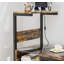 Computer Desk With Power Outlet & Storage Shelves-1251081038