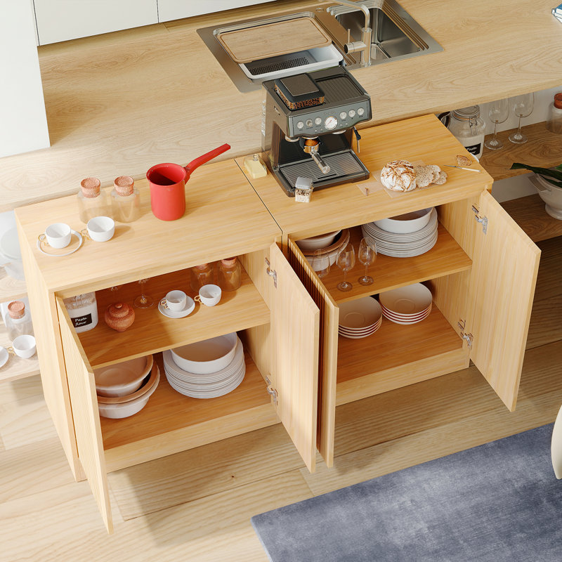 Wood Doors Accent Cabinet