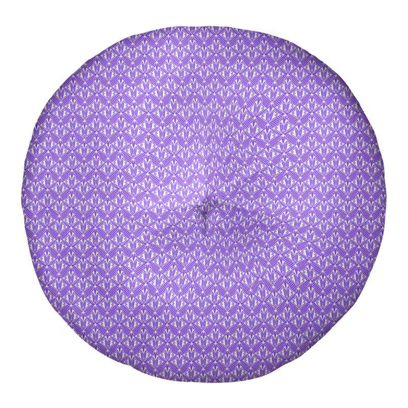 Coussin de sol Katelyn Elizabeth, 30 po x 30 po, Dégradé mauve