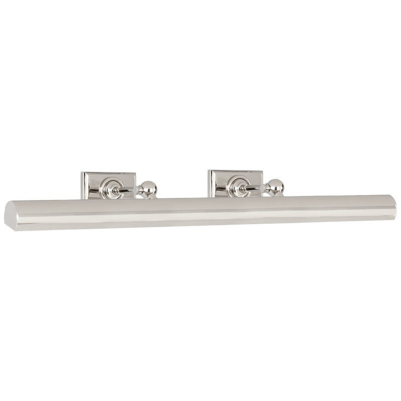 Chapman & Myers 30" Cabinet Maker's Picture Light, Polished Nickel