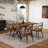 Indoor Dining Table With Metal Legs