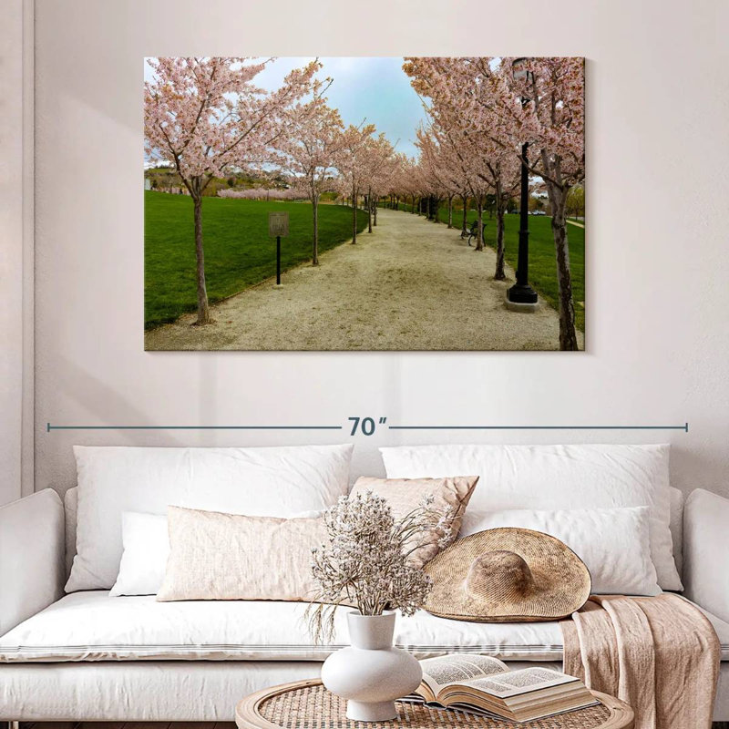 Sentier Harnek Cherry Blossoms, H 32 po x l 48 po