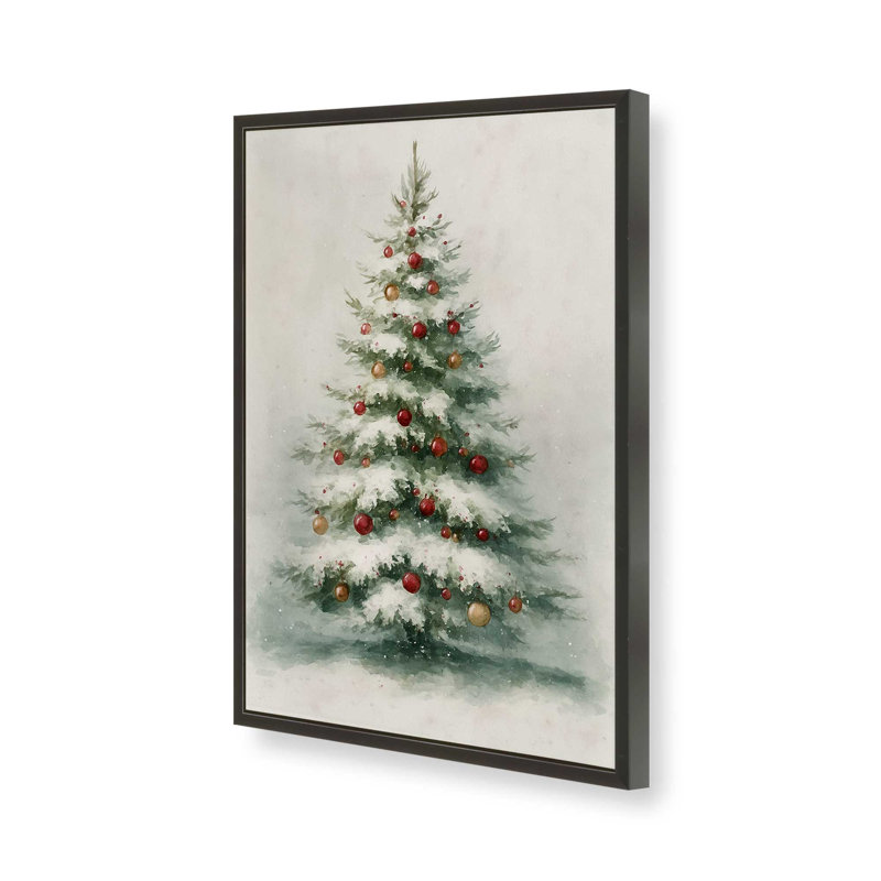 Reproduction d'art Evergreen Glow, 12 po x 16 po, Noir satiné