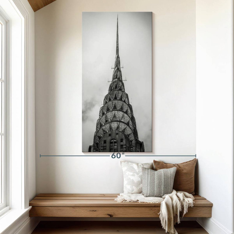 Chrysler Building, 54" H x 27" W