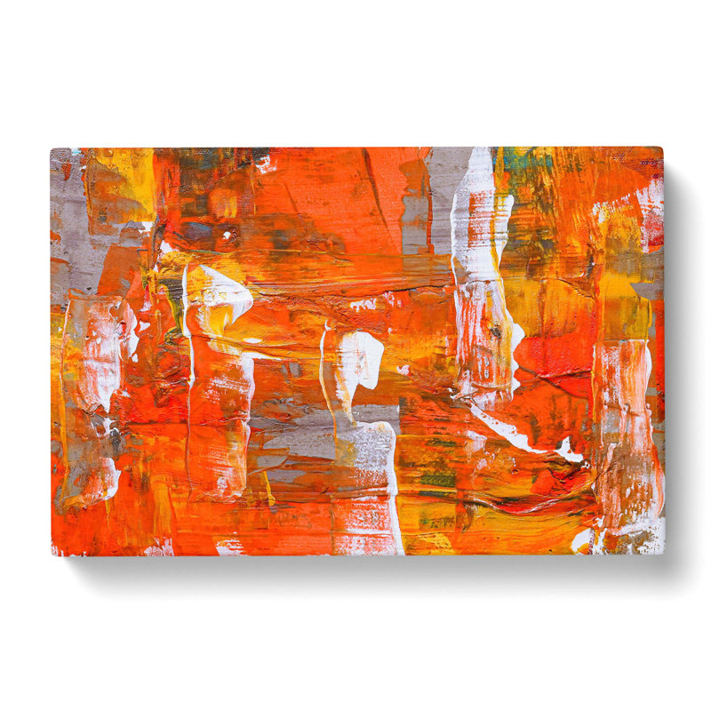 Abstract Art Painting Vol.252 by S.Johnson - Wrapped Canvas Painting, 35cm H x 50cm W x 3cm D