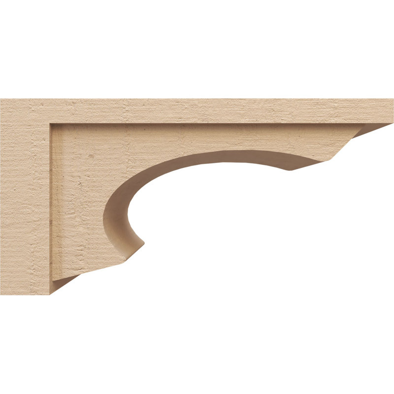 Corbeau en bois de cèdre brut Emerson l 10 po x P 20 po x H 10 po Emerson, H 10 po x l 10 po x P 20 po